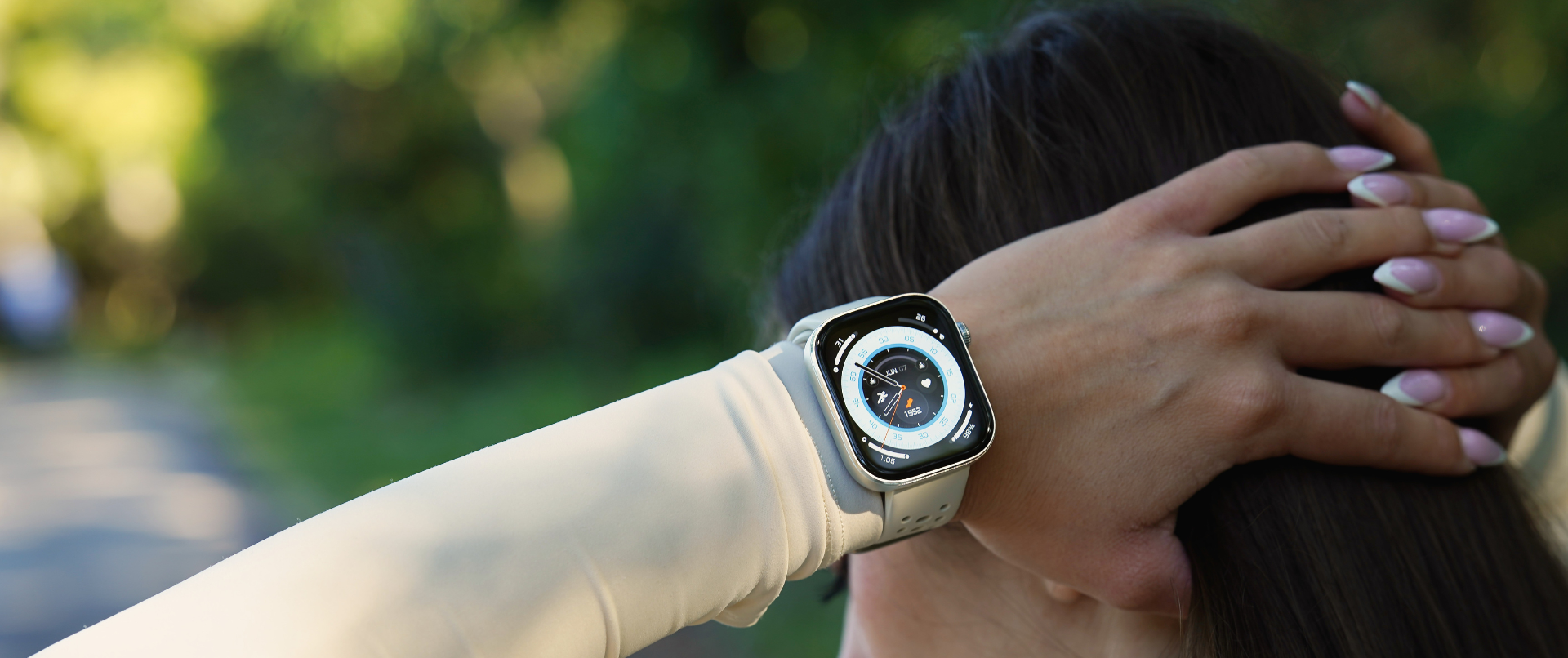 HAYLOU Watch Hyper smartwatch on wrist